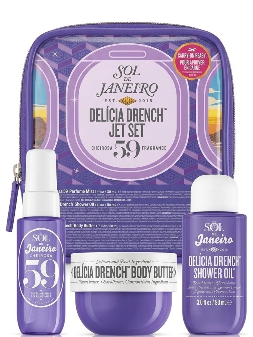 ✨ NWT Sol de Janeiro Delícia Drench Jet Set ✨
